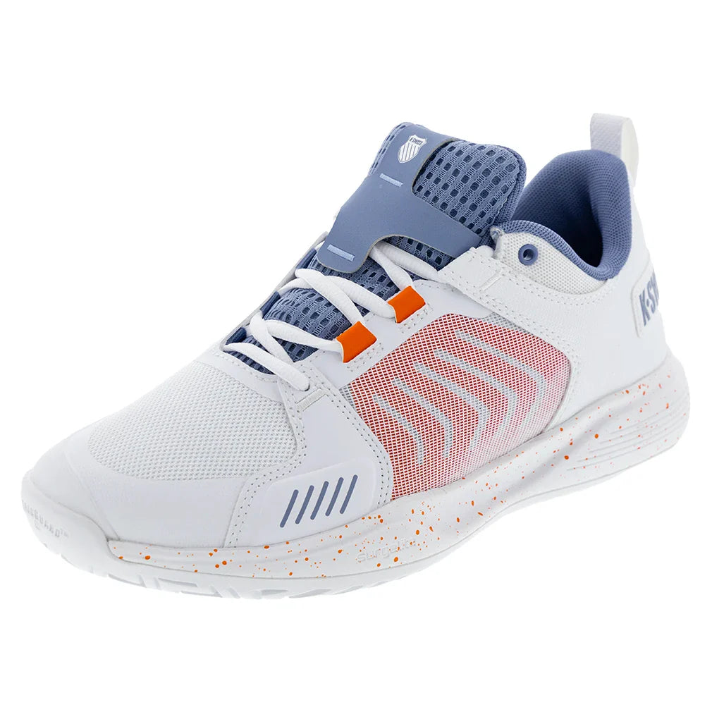 Men's Ultrashot Team Tennis Shoes White and Infinity
