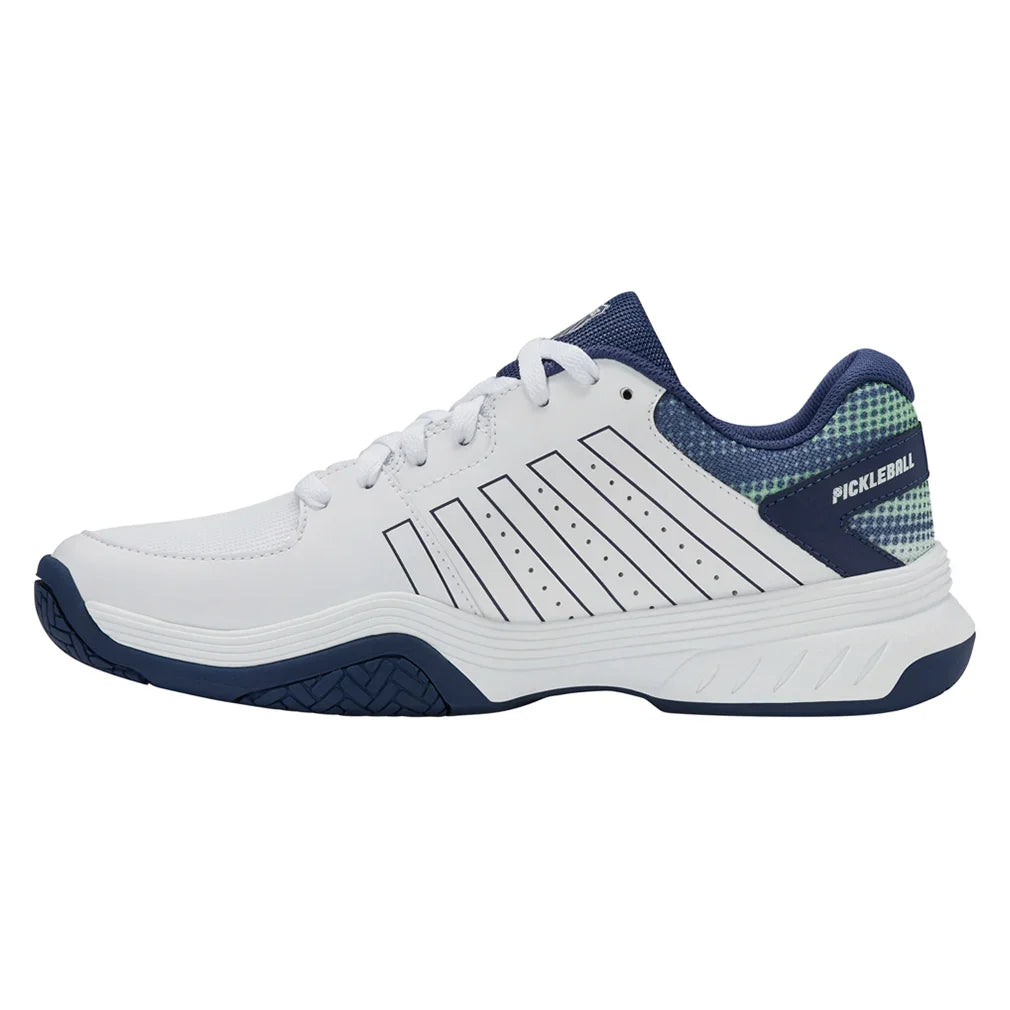 Men's Court Express Pickleball Shoes White and Oceana