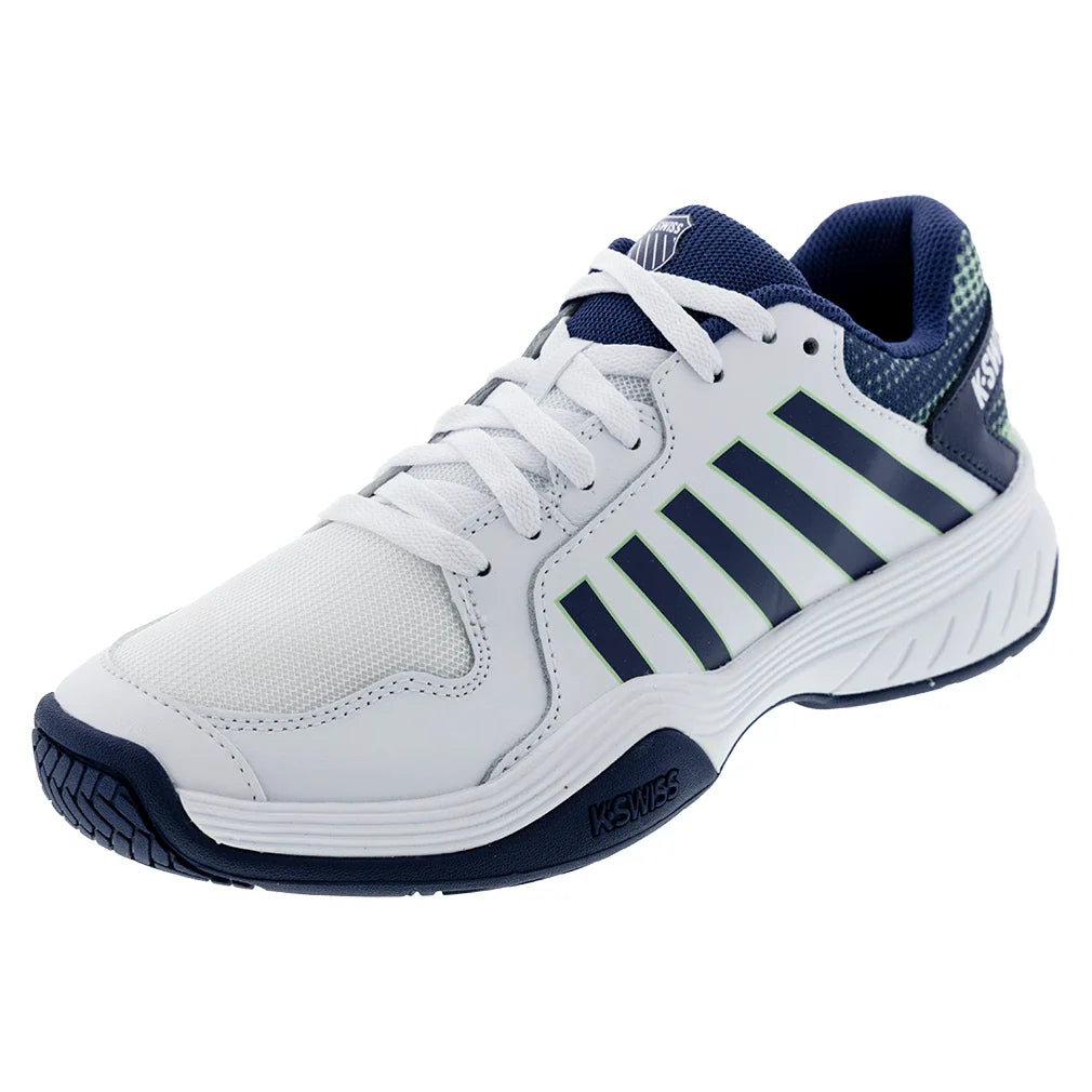 Men's Court Express Pickleball Shoes White and Oceana