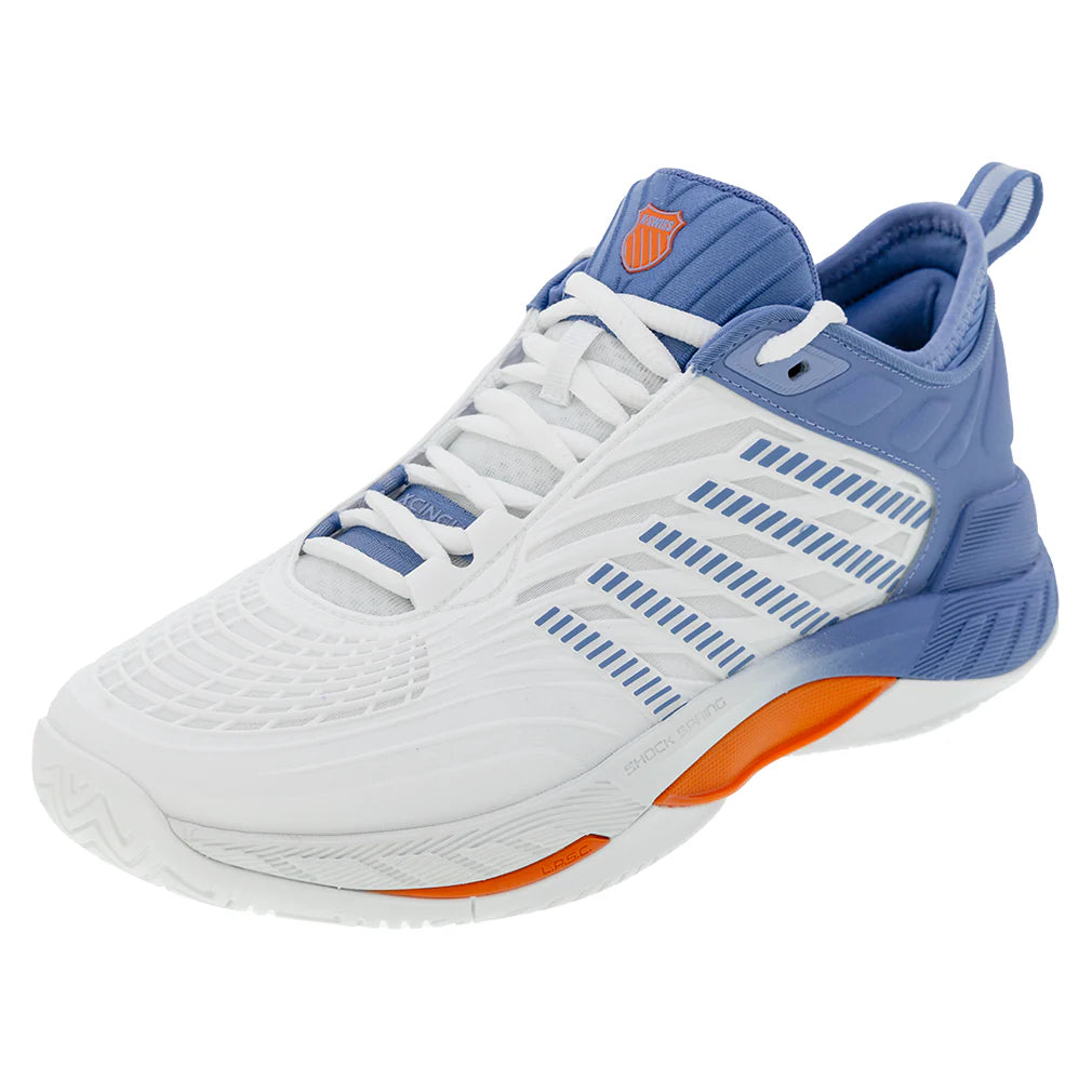 Men's Hypercourt Supreme 2 Tennis Shoes Lucent White and Infinity