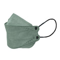 10 Pack Sage Green Breathable KF94 Face Mask, 3D Fish-Design Mouth Shields for Adult, 4-Layer Protective Face Masks with Adjustable Nose Clip
