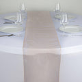 10 Pack Sheer Organza 14"x108" Table Runners Peach - Soft and Lightweight Table Accent