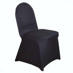 10 Pack Spandex Chair Covers for Banquet Chairs Black - Durable Reusable Stretch Slip - On Covers for Gatherings - Bell Racket Store