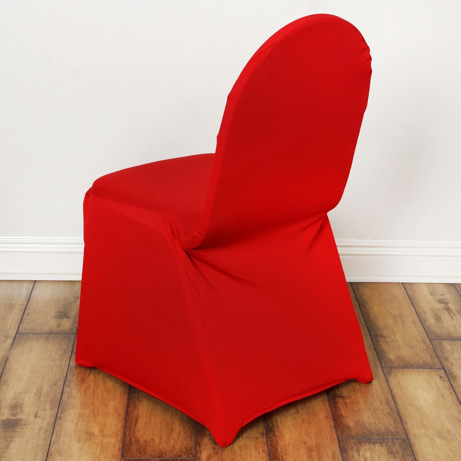 10 Pack Spandex Chair Covers for Banquet Chairs Red - Durable Reusable Stretch Slip - On Covers - Bell Racket Store