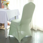10 Pack Spandex Chair Covers for Banquet Chairs Sage Green - Durable Reusable Stretch Slip - On Covers - Bell Racket Store