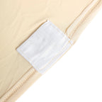 10 Pack Stretch Spandex Chair Covers Beige for Folding Chairs - Durable 160GSM Fitted Slipcovers - Bell Racket Store