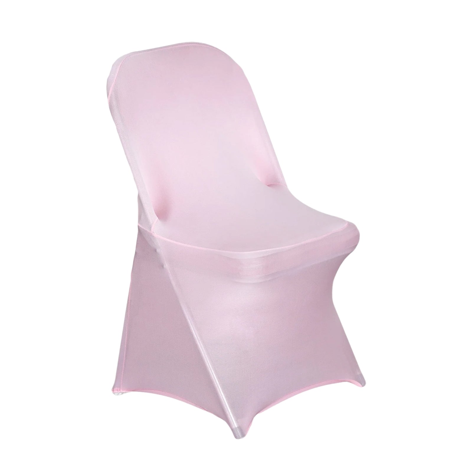 10 Pack Stretch Spandex Chair Covers Pink for Folding Chairs - Durable 160GSM Fitted Slipcovers - Bell Racket Store