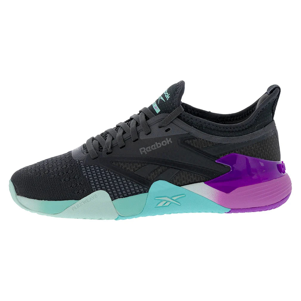 Unisex Nano Court Training Shoes Purple Rave and AI Aqua