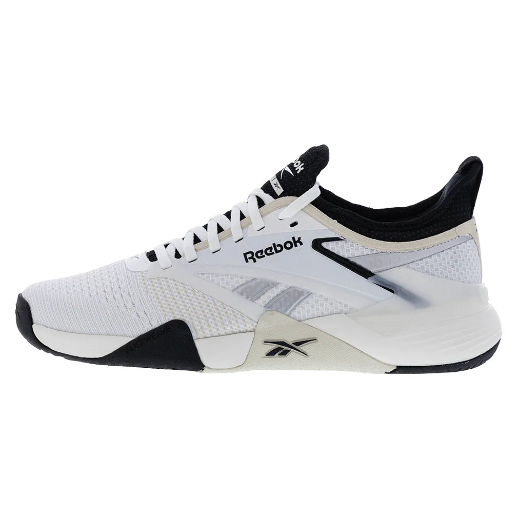 Unisex Nano Court Training Shoes White and Black