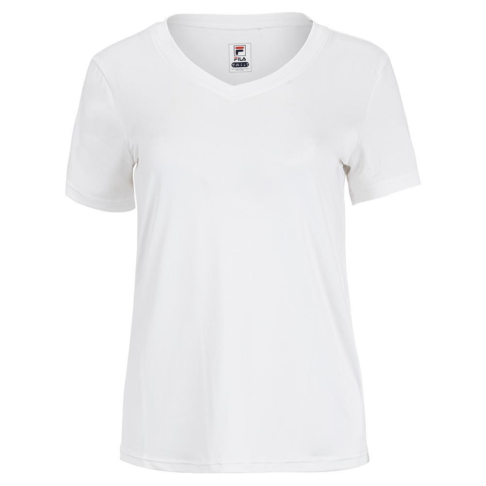 Women's V-Neck Short Sleeve Pickleball Top