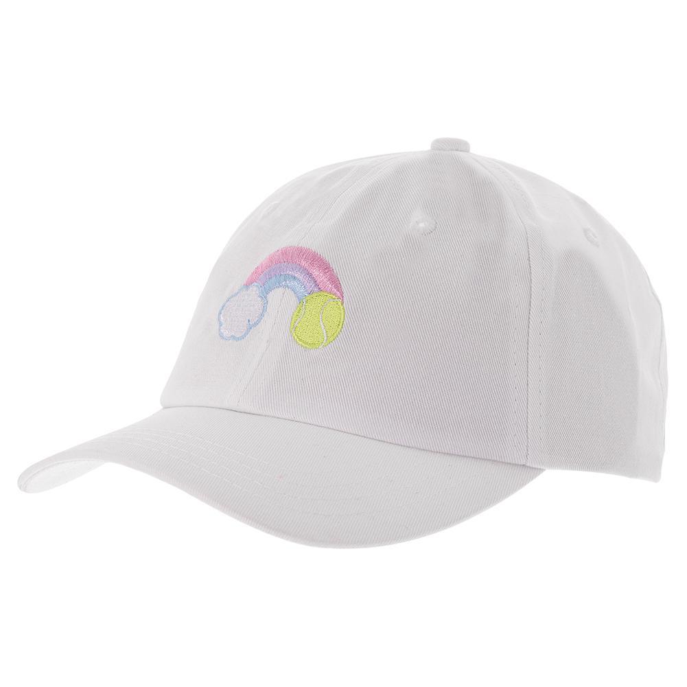 Kids Tennis Camper Hat Pastel Rainbow