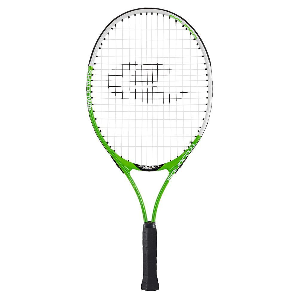 SHADOW 23 Inch Aluminum Junior Racquet White and Green