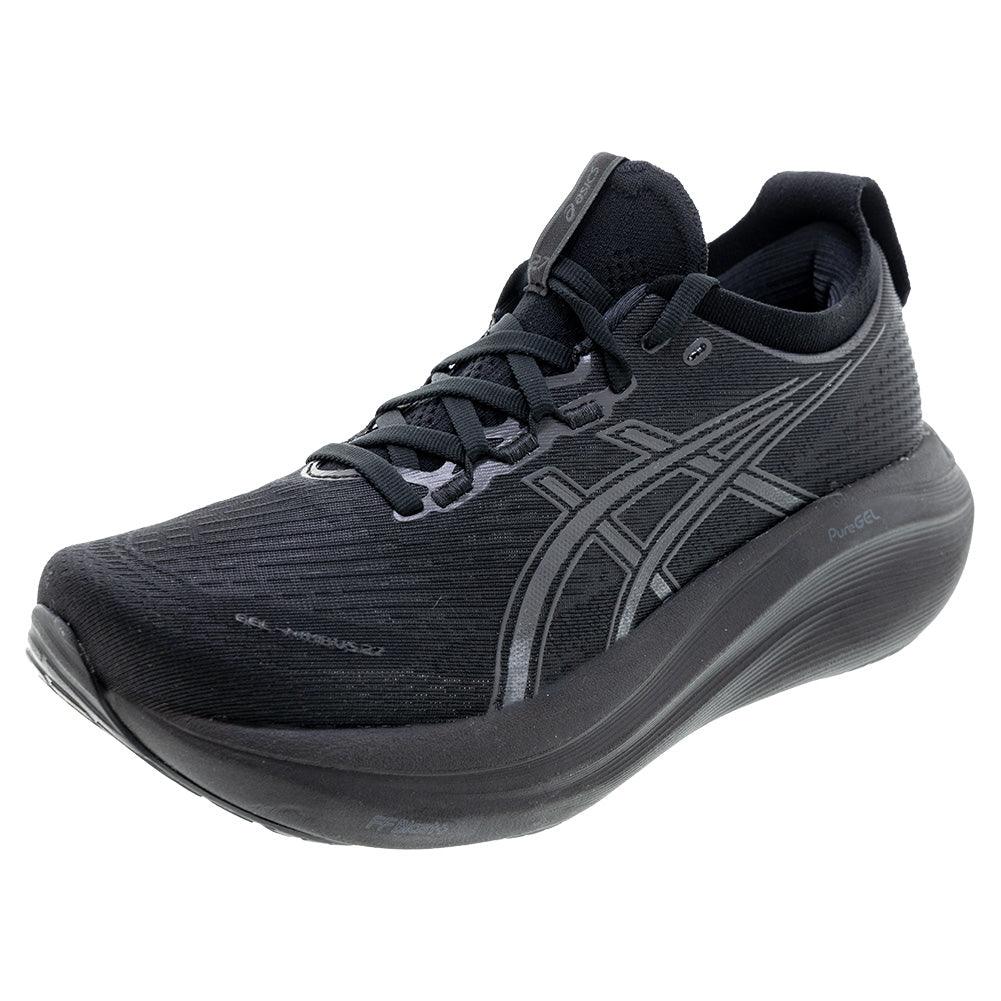 Men's GEL-Nimbus 27 Running Shoes Black and Graphite Grey