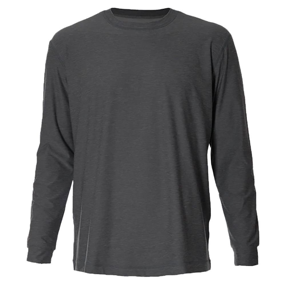 Men's SB Sport Classic Fit Long Sleeve Tennis Crew Grey Melange