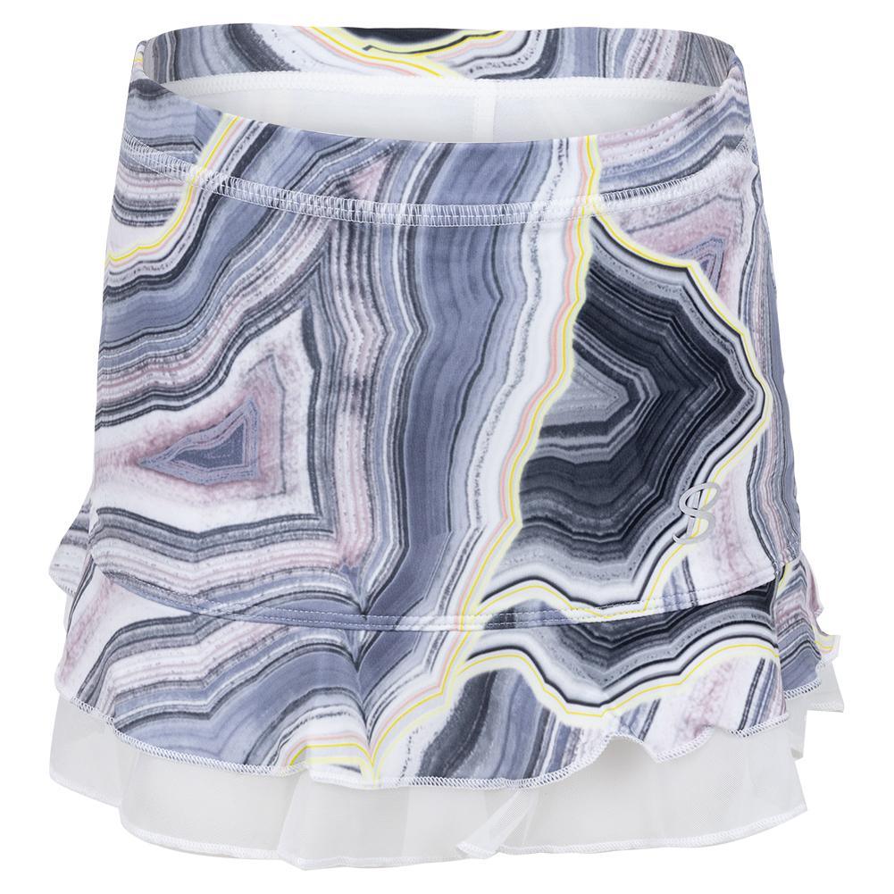 Girls' UV Colors Ruffle Tennis Skort Quartz