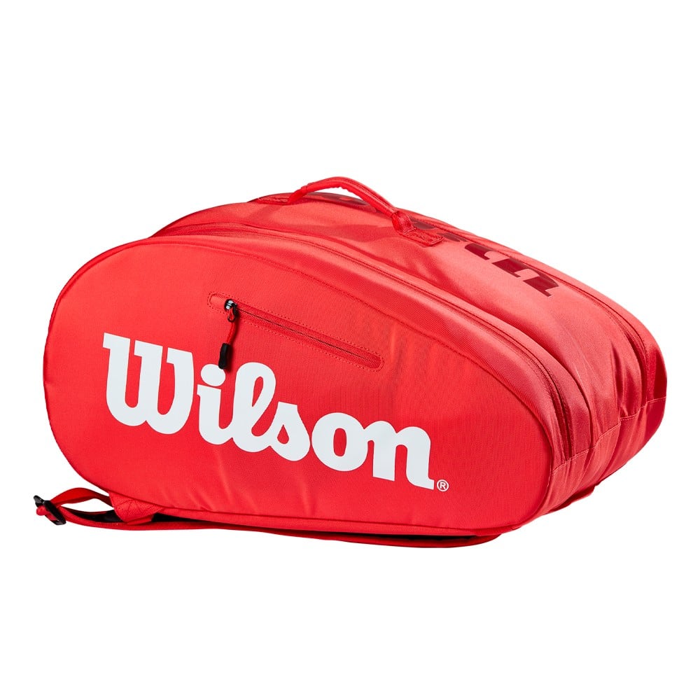 WILSON SUPER TOUR Padel White/RedPadel Bag Bolsas Wilson