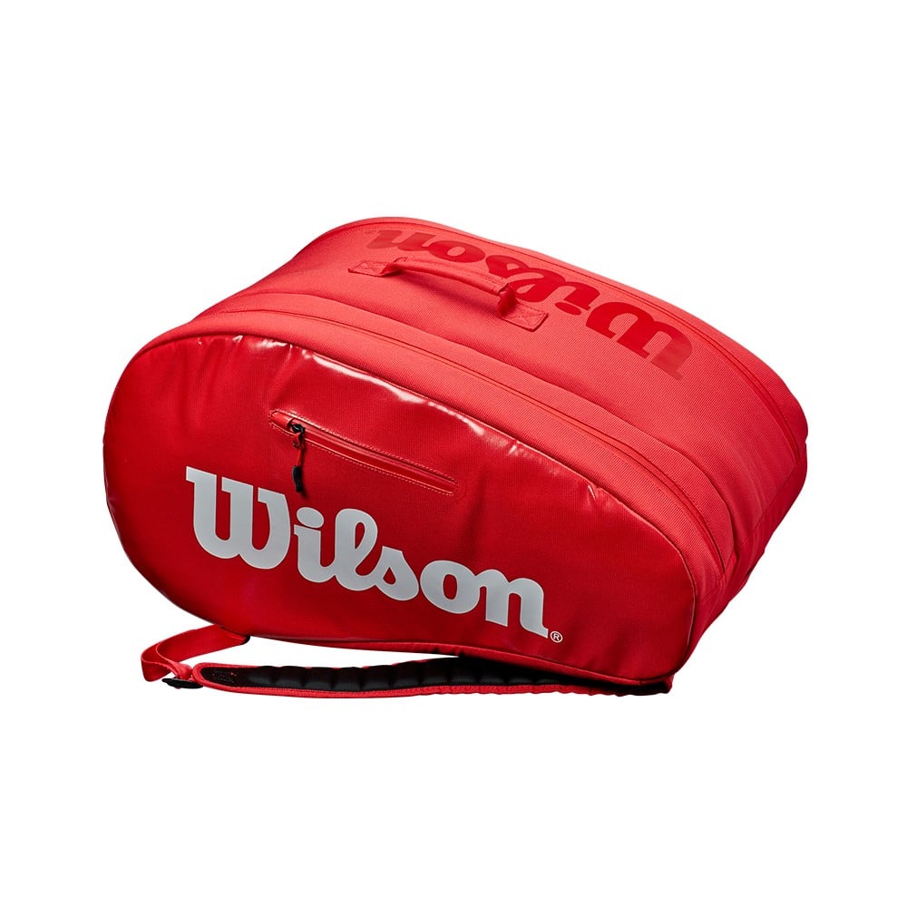 WILSON SUPER TOUR Padel Red Padel Bag Bolsas Wilson