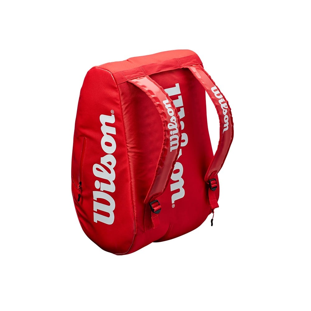 WILSON SUPER TOUR Padel Red Padel Bag Bolsas Wilson