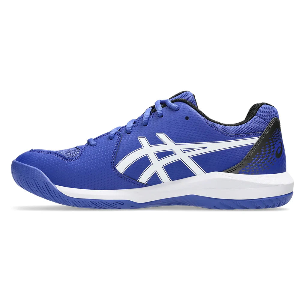 Men's GEL-Dedicate 8 Tennis Shoes Dark Cobalt and White