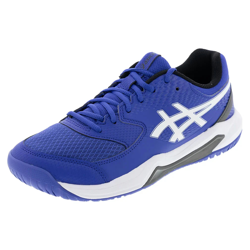 Men's GEL-Dedicate 8 Tennis Shoes Dark Cobalt and White
