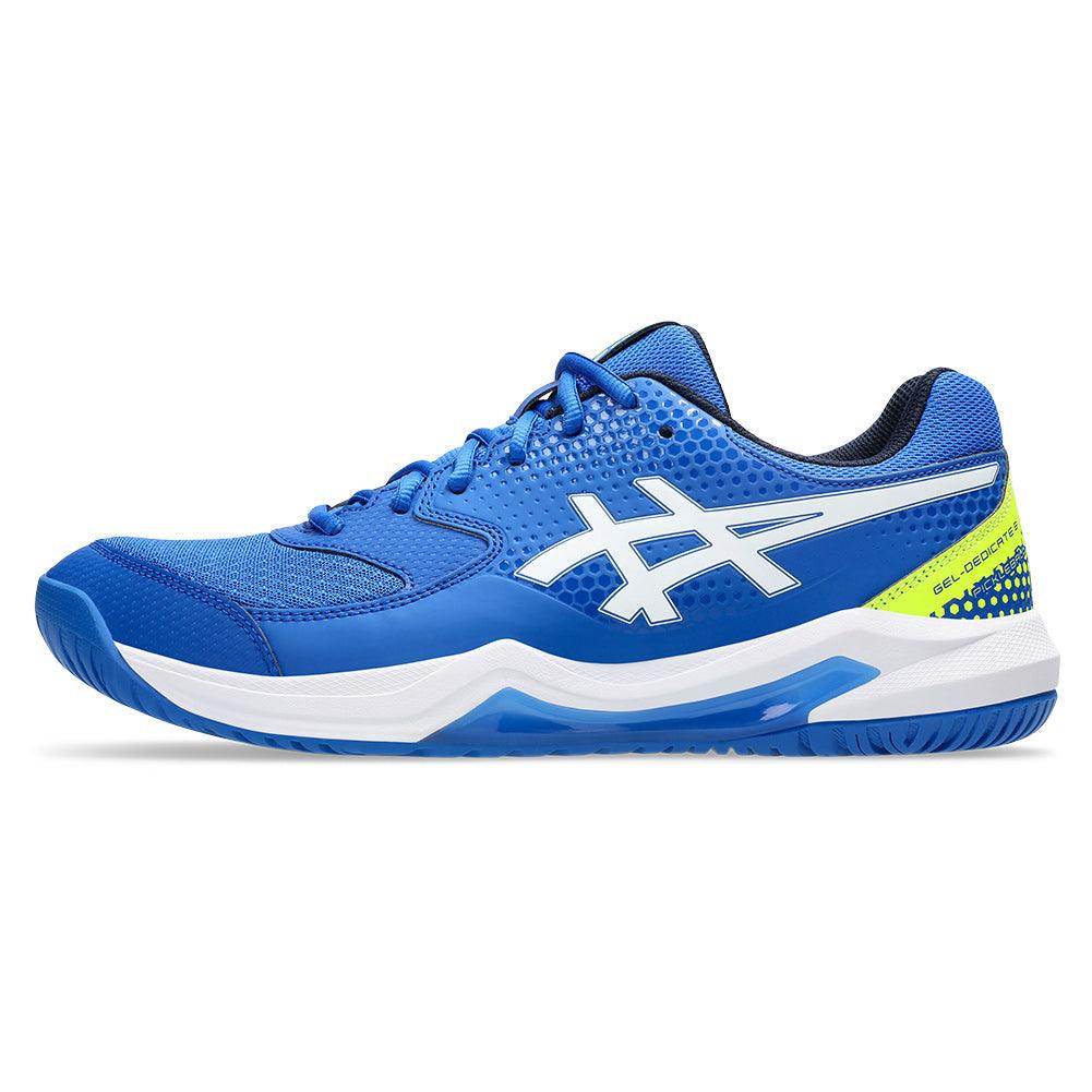 Men's GEL-Dedicate 8 Pickleball Shoes Illusion Blue and White