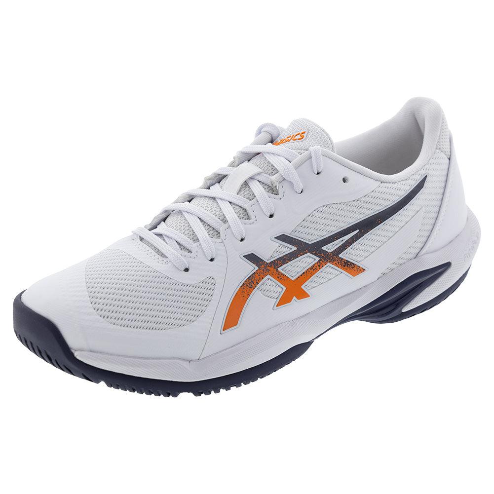 Men's Solution Swift FF 2 Tennis Shoes White and Nova Orange
