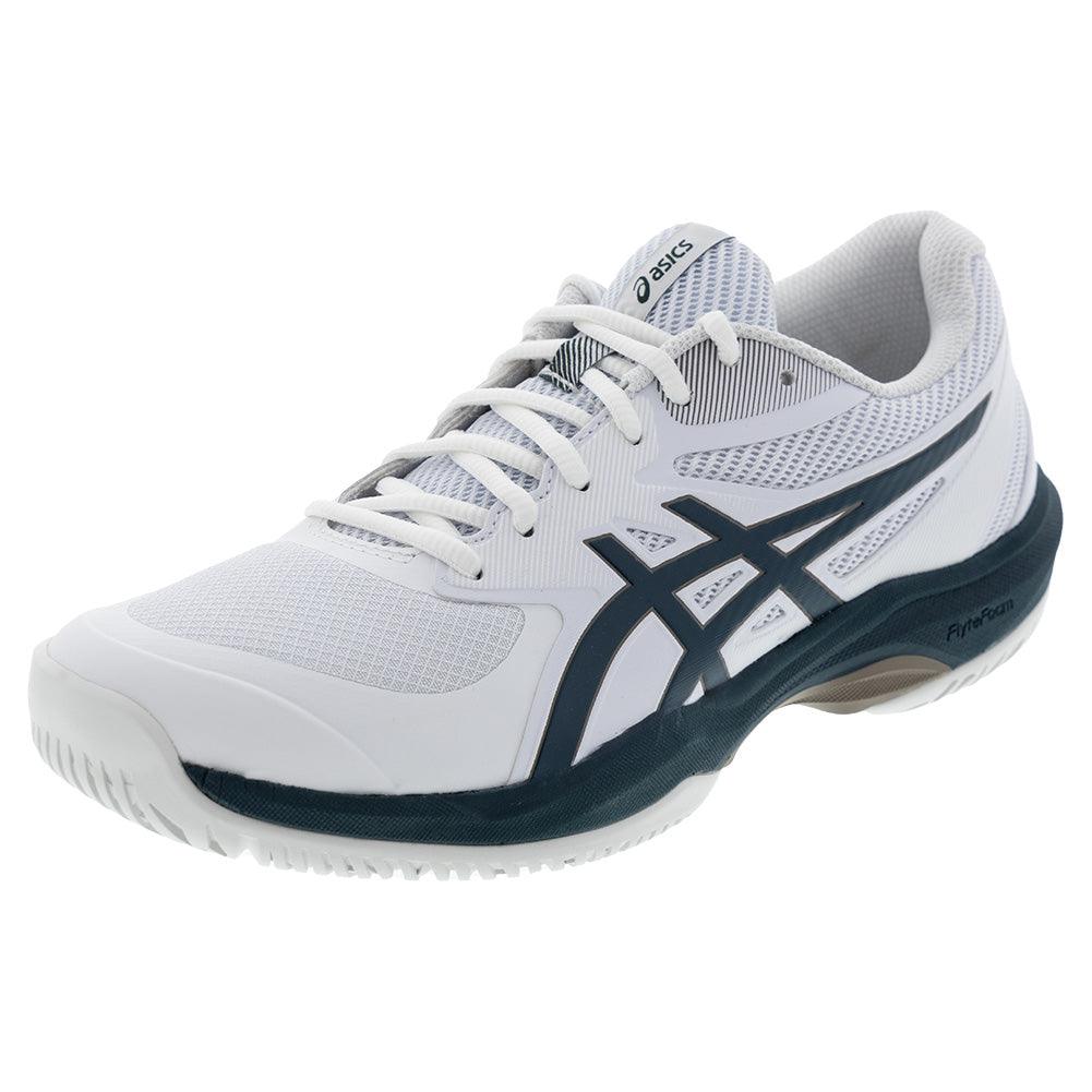 Men's Game FF Tennis Shoes White and Saxon Green