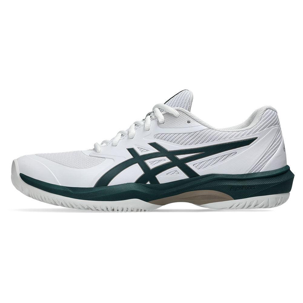 Men's Game FF Tennis Shoes White and Saxon Green