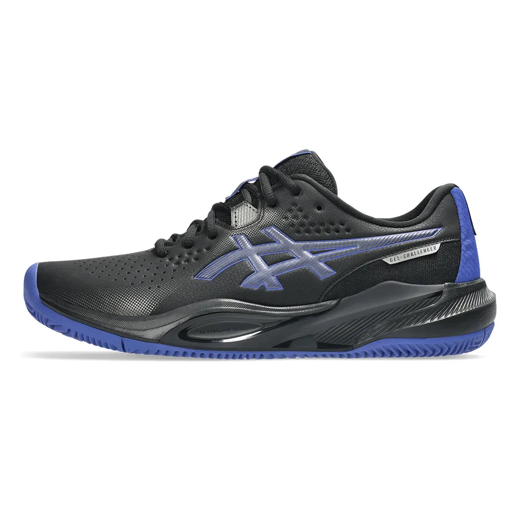 Men's GEL-Challenger 15 Clay Tennis Shoes Black and Dark Cobalt