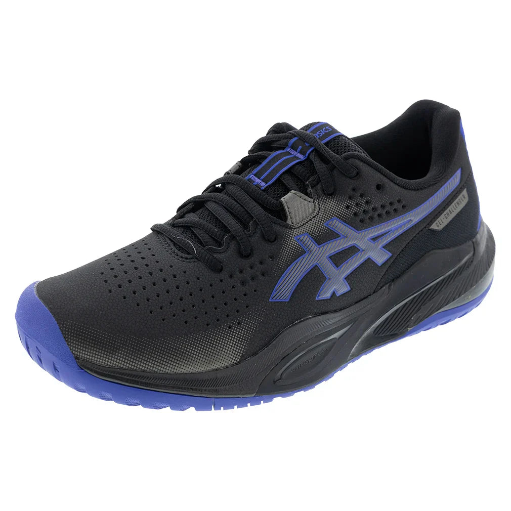 Men's GEL-Challenger 15 Tennis Shoes Black and Dark Cobalt