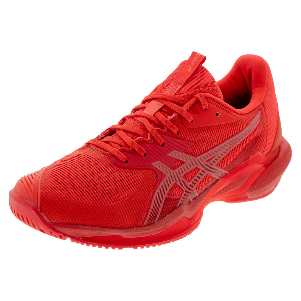 Men's Solution Speed FF 3 Tennis Shoes Flash Red and Blazing Coral