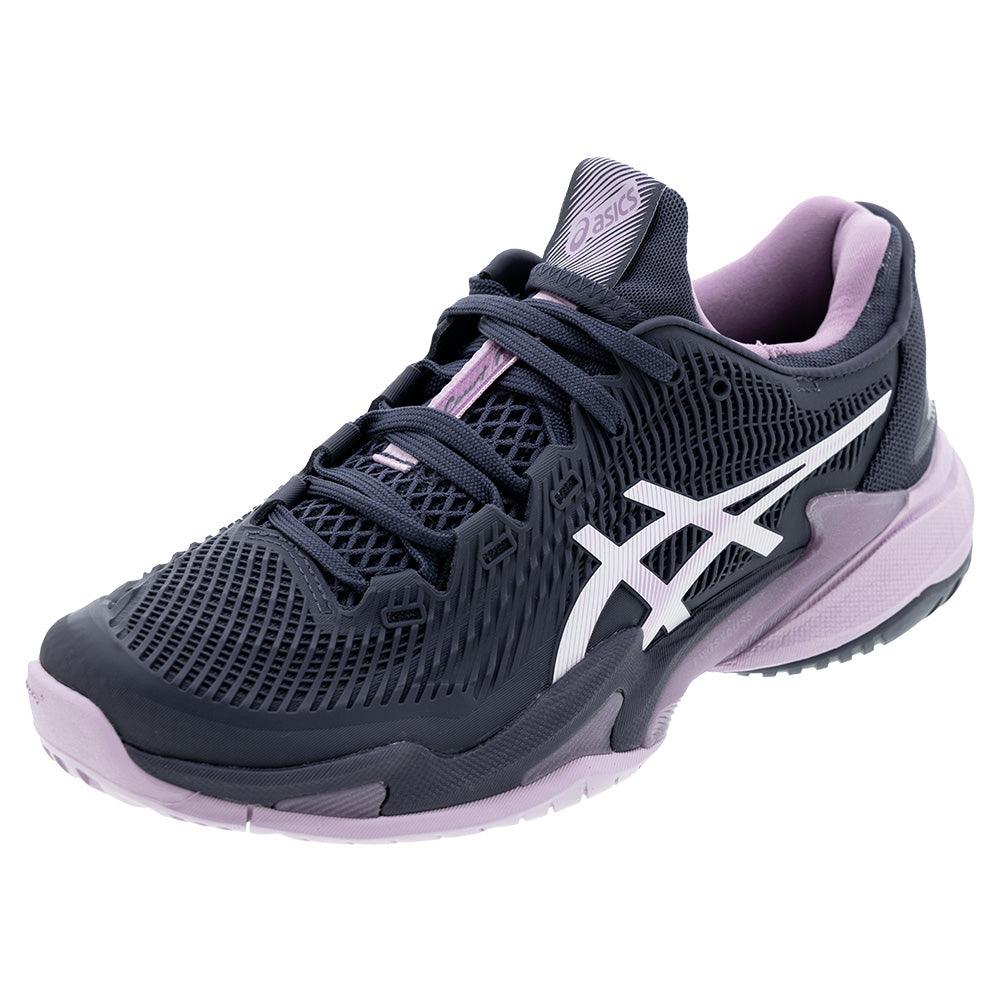 Women's Court FF 3 Tennis Shoes Indigo Fog and White