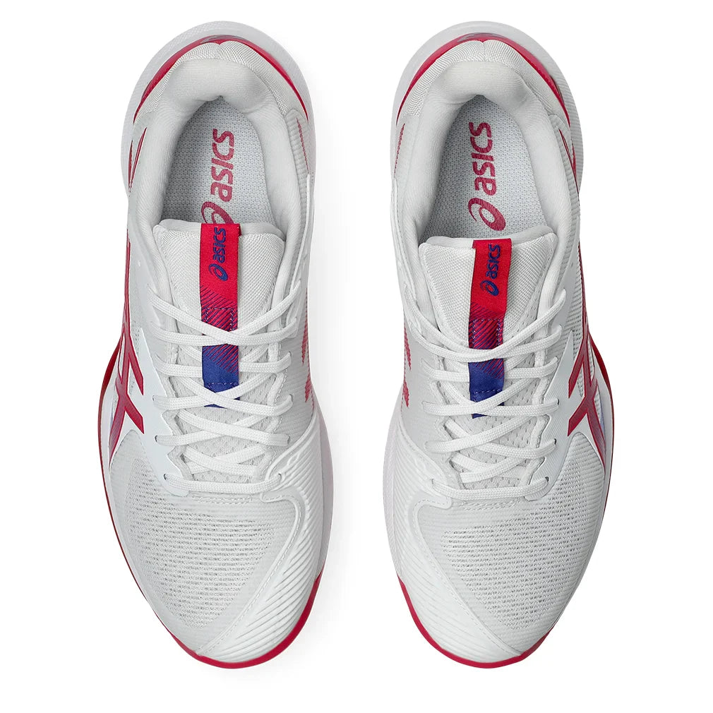 Women's Solution Speed FF 3 Clay Tennis Shoes White and Bright Rose
