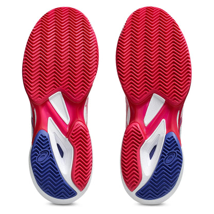 Women's Solution Speed FF 3 Clay Tennis Shoes White and Bright Rose