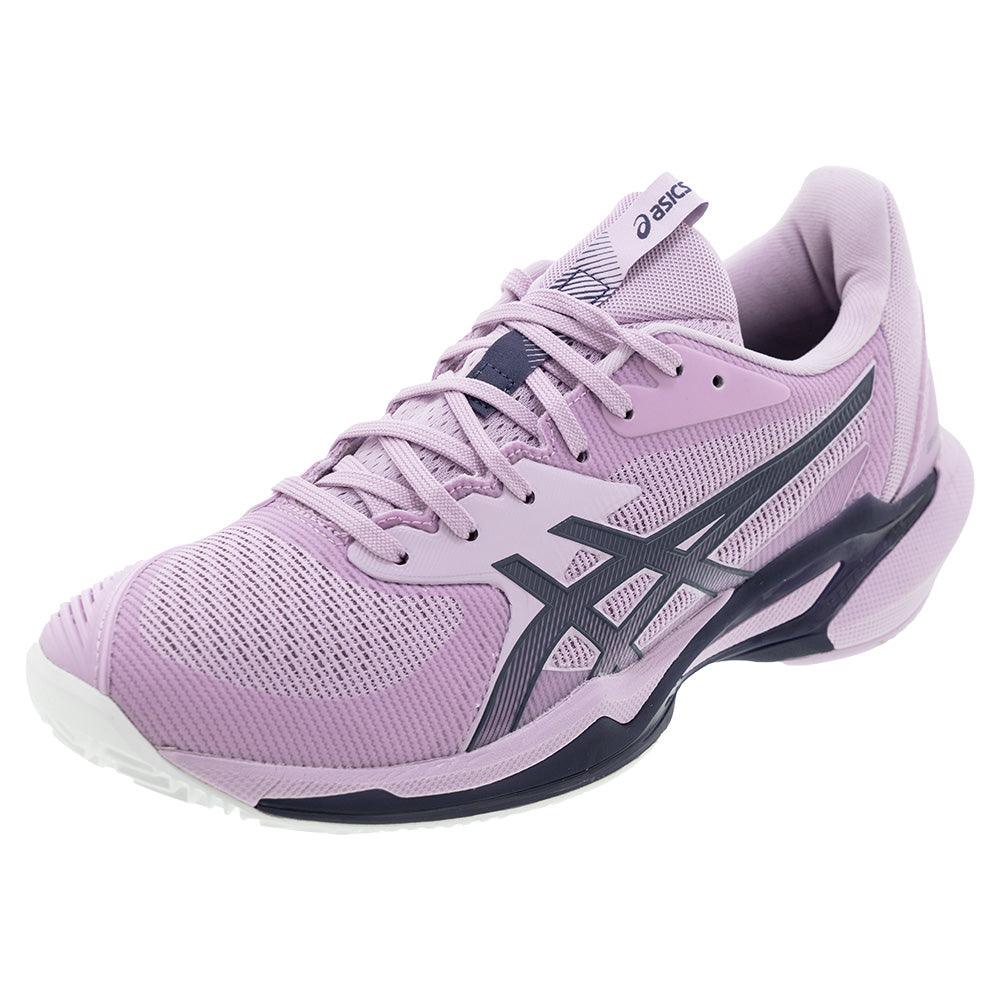 Women's Solution Speed FF 3 Clay Tennis Shoes Light Ube and Indigo Fog