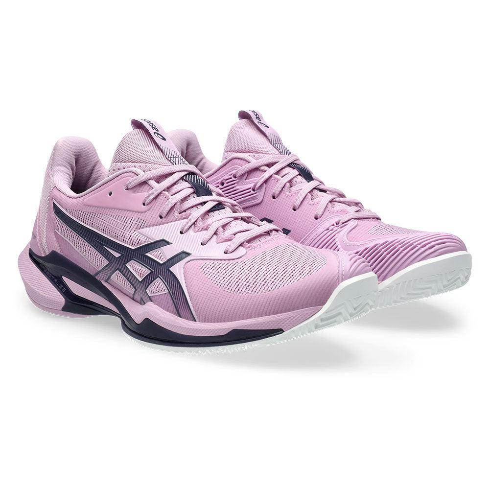 Women's Solution Speed FF 3 Clay Tennis Shoes Light Ube and Indigo Fog