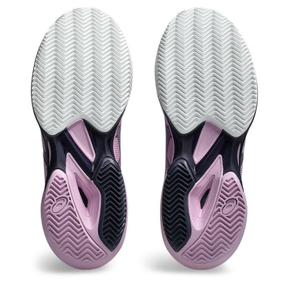 Women's Solution Speed FF 3 Clay Tennis Shoes Light Ube and Indigo Fog