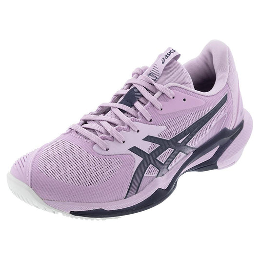 Women's Solution Speed FF 3 Tennis Shoes Light Ube and Indigo Fog