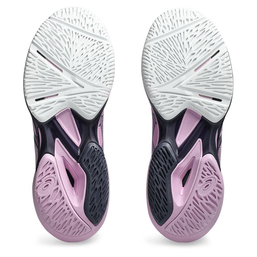 Women's Solution Speed FF 3 Tennis Shoes Light Ube and Indigo Fog