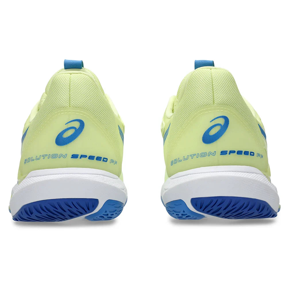 Women's Solution Speed FF 3 Tennis Shoes Huddle Yellow and Blue Coast