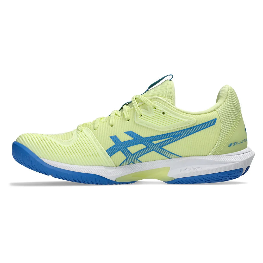 Women's Solution Speed FF 3 Tennis Shoes Huddle Yellow and Blue Coast