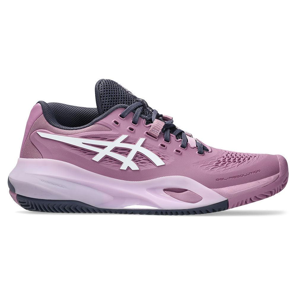 Women's GEL-Resolution X Clay Tennis Shoes Ube and White