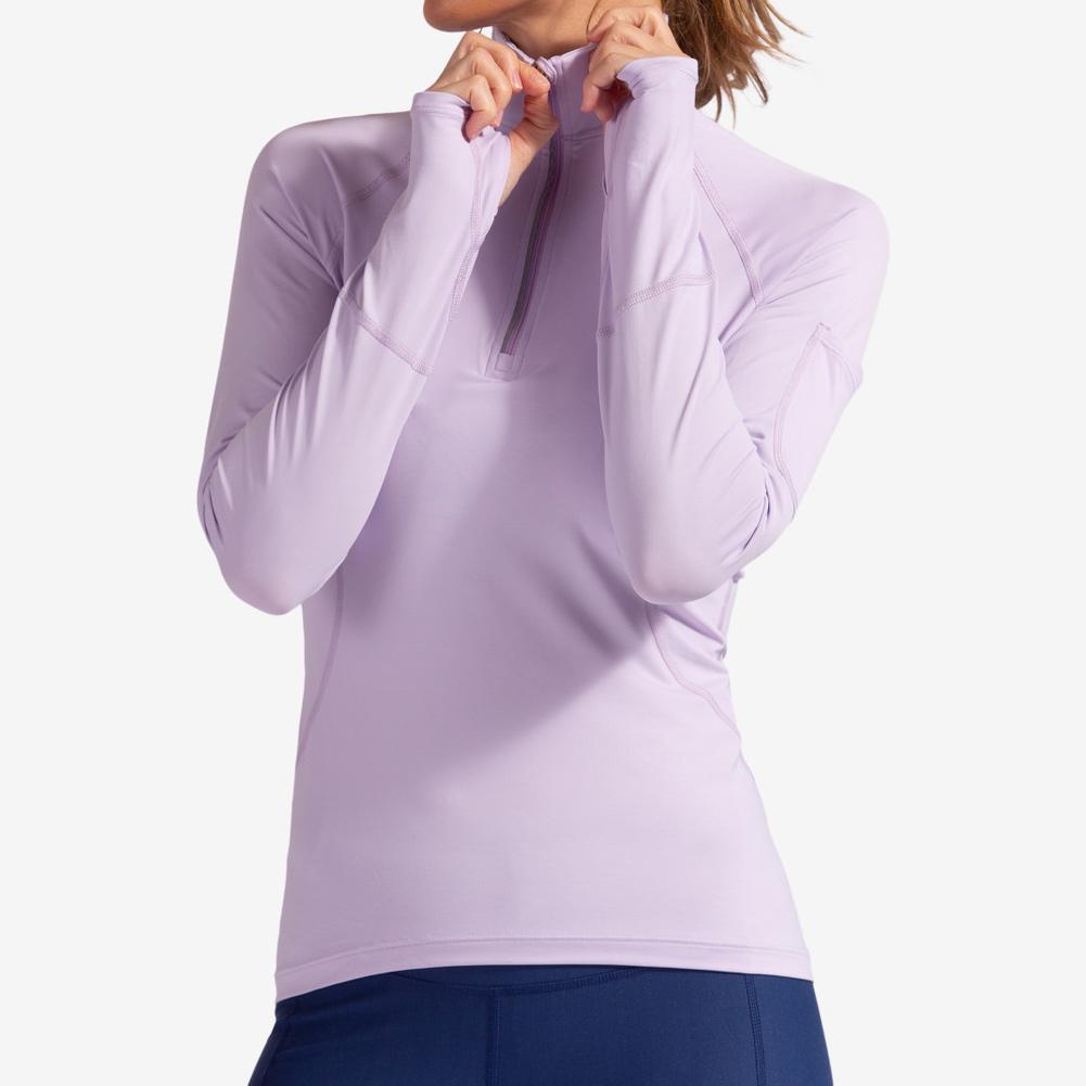 Women's Mock Zip Tennis Top