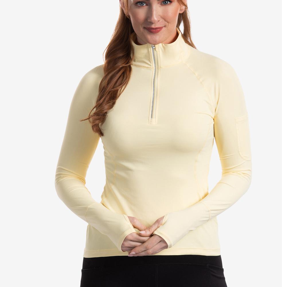 Women's Mock Zip Tennis Top