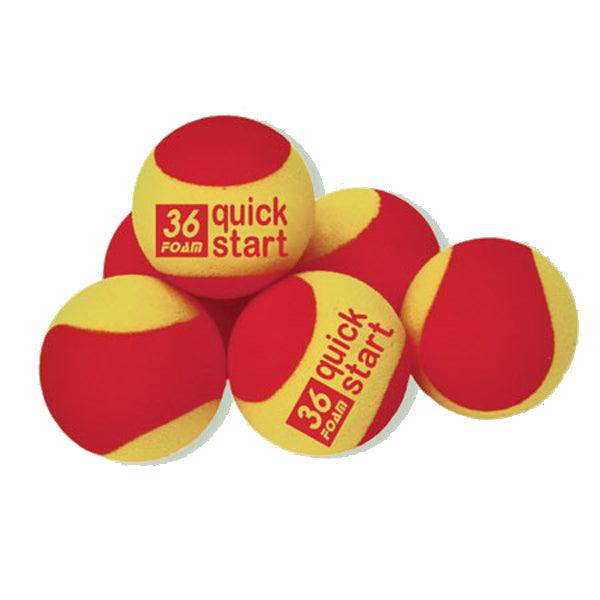 Quick Start 36 Red Felt Balls 24 Count Bucket