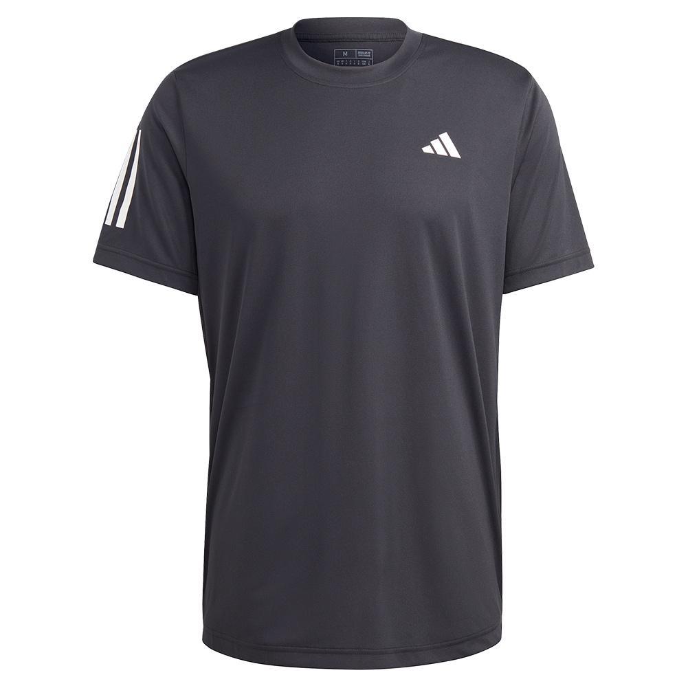 Men's Club 3-Stripe Tennis Top Black