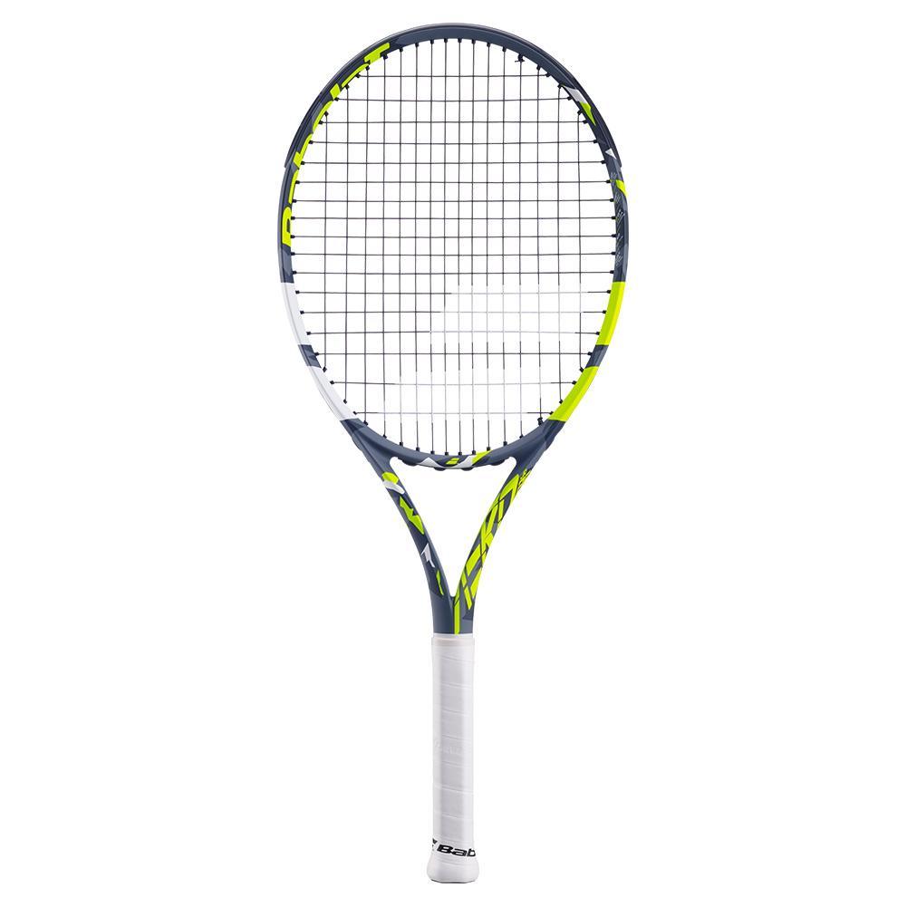 Aero Junior 26 Prestrung Tennis Racquet Grey and Yellow