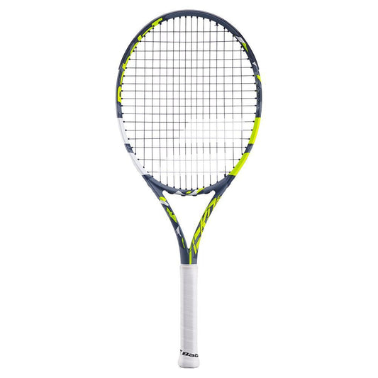 Aero Junior 26 Prestrung Tennis Racquet Grey and Yellow