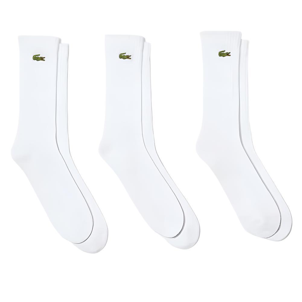 Men's Core Performance Solid Jersey Tennis Tube Socks 3 Pack