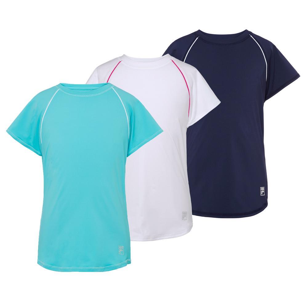 Girls' Essentials Short Sleeve Tennis Top